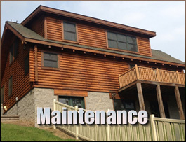  Dover, North Carolina Log Home Maintenance